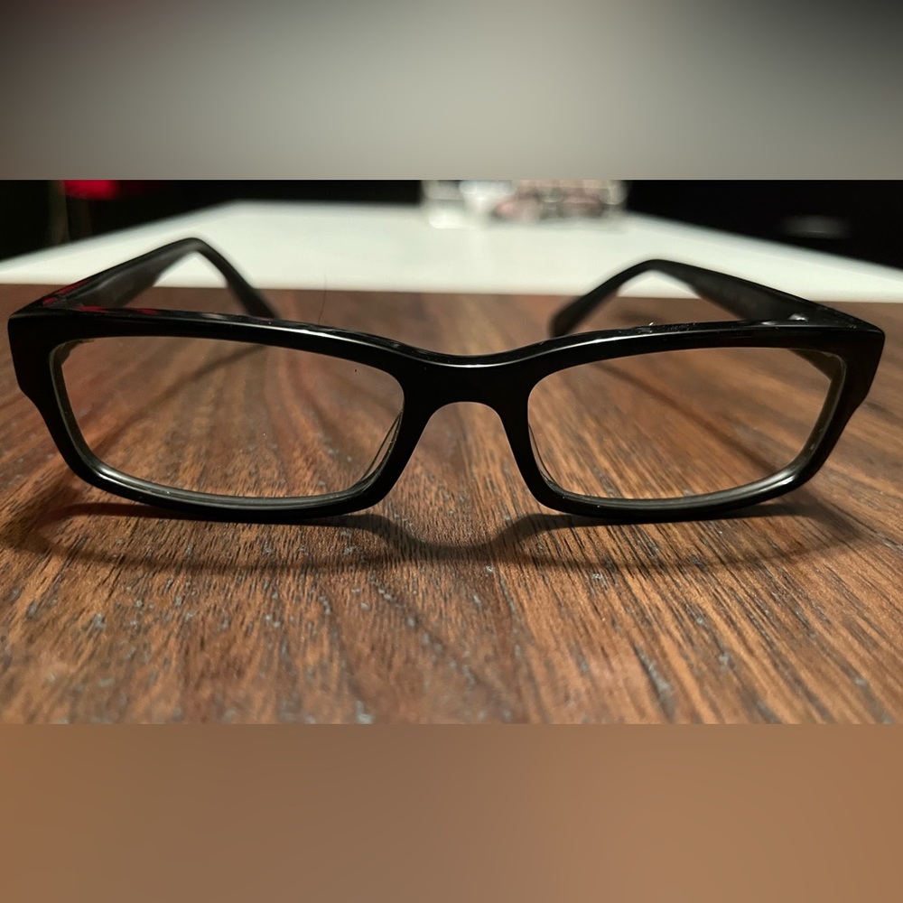 Paul Smith black acetate frames clear lens